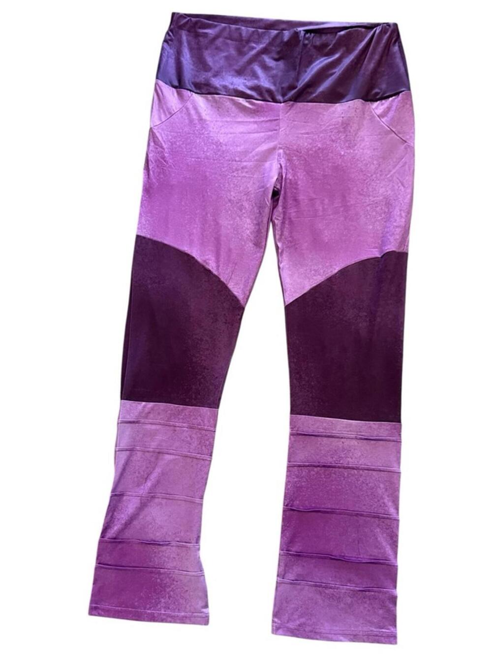 MISSLOOK Women's Leggings in Purple Tones 3x